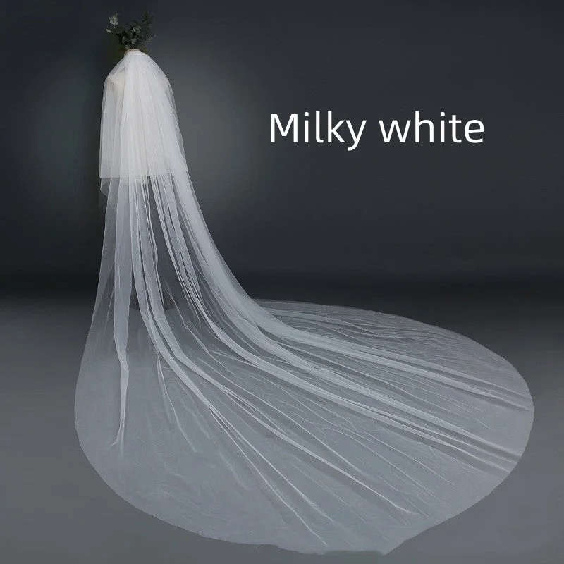 Milky white