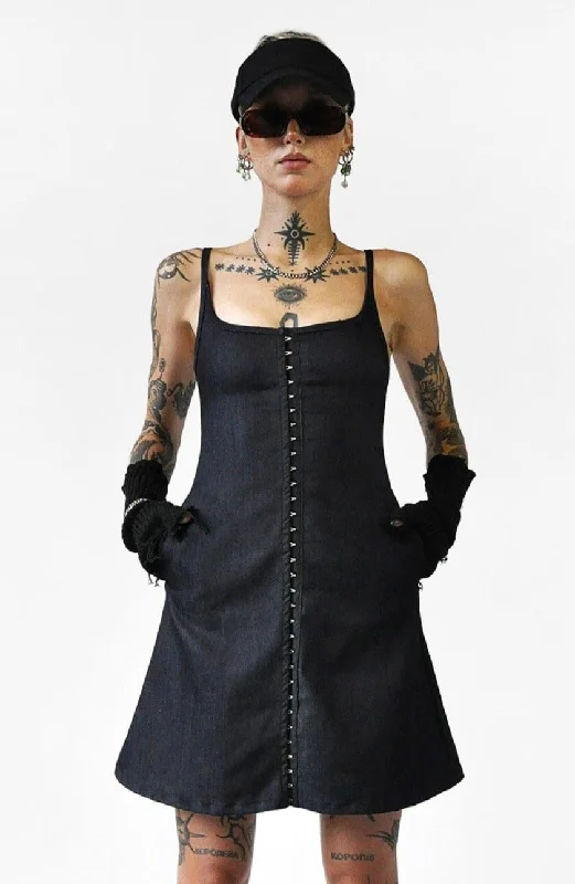 Athena Dress - Limited Edition Stretch Denim [Last large]