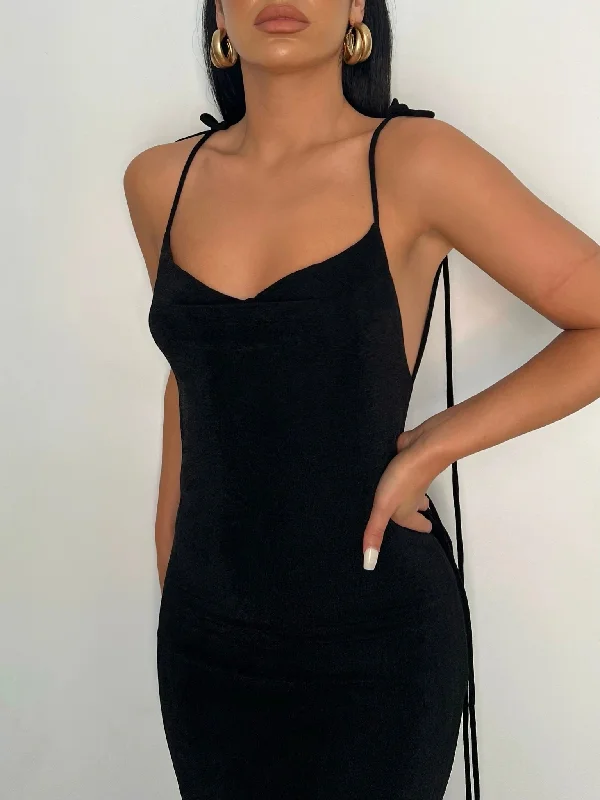 BerriesJam - Bandage Sleeveless Backless Off The Shoulder Beach Dress