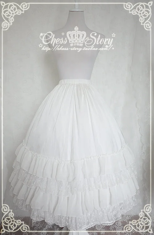 Chess Story~Le Printemps~Elegant Lolita Long Petticoat Half Dress