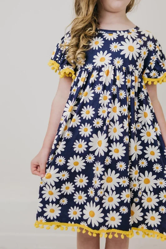 Daisy for You Pom Pom Dress