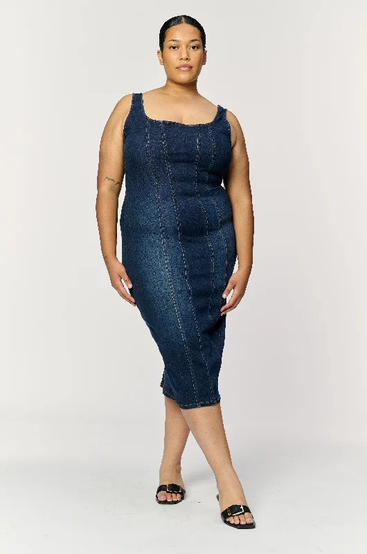  FCO PLUS - DENIM DRESS | VROOM