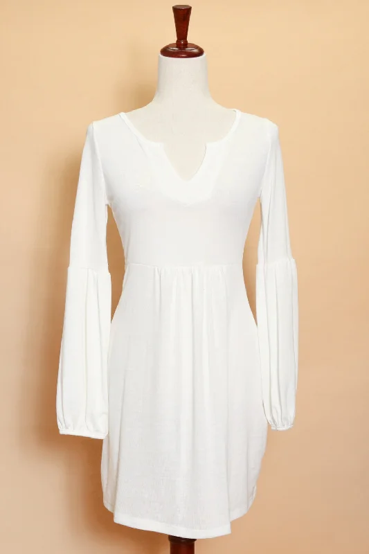 Ivory Hacci Dress