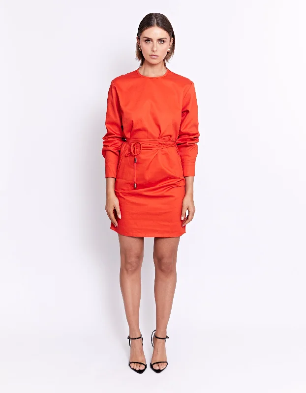 PALMER DRESS | SCARLET