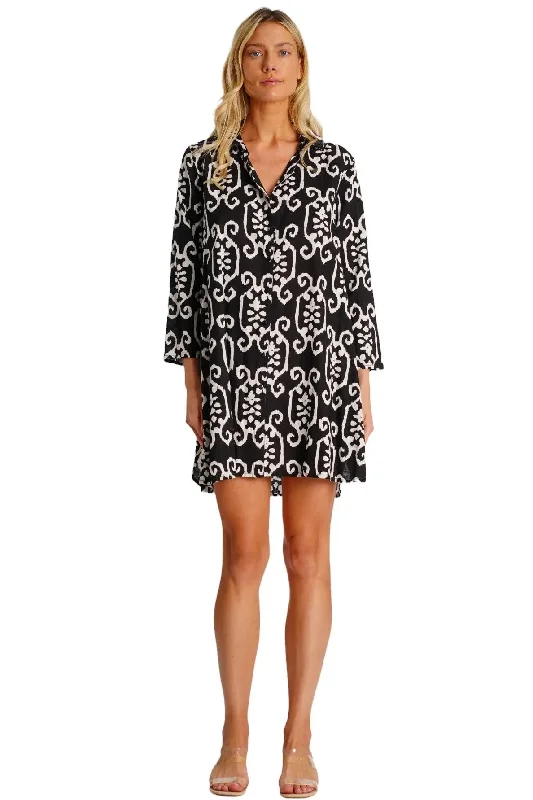 Shirt Dress Swim Cover Up