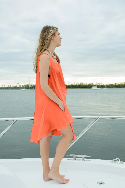 Summer Sunset Orange - Decked Out Dress