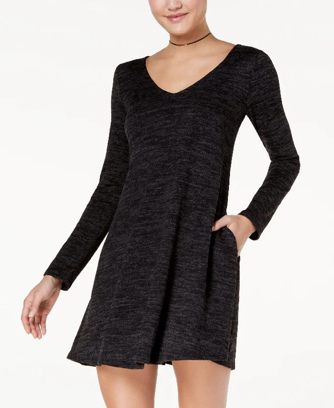 Bcx Juniors Space Dyed Lace Up Dress