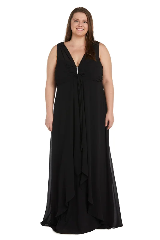 R&M Richards 1151W Long Plus Size Formal Dress